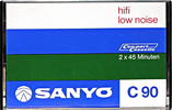 Compact Cassette Sanyo 90 Type I Normal 1976 Europe