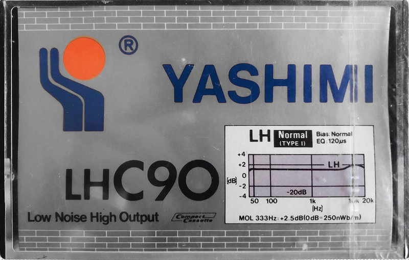 Compact Cassette Yashimi 90 "LH" Type I Normal Worldwide