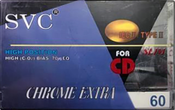 Compact Cassette SVC 60 Type II Chrome Near East