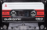 Compact Cassette Audiosonic 60 Type I Normal 1976 Australia