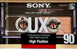 Compact Cassette Sony UX 90 Type II Chrome 1988 Japan