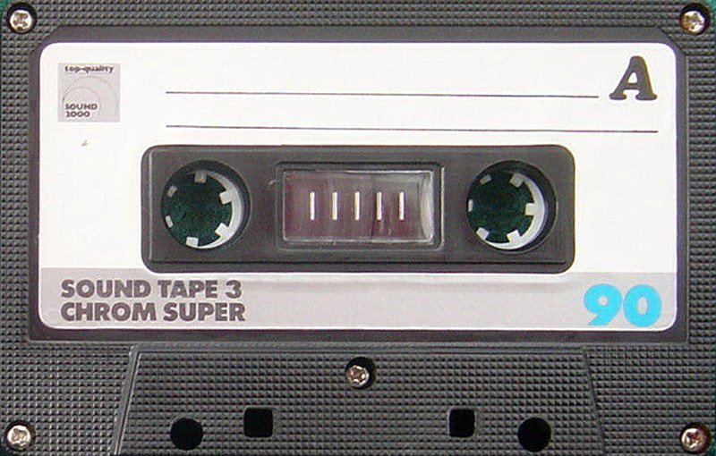 Compact Cassette Sound 2000 Sound Tape 3 90 "Chrome Super" Type II Chrome 1978 Germany
