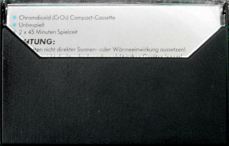 Compact Cassette Sound 2000 Sound Tape 3 90 "Chrome Super" Type II Chrome 1978 Germany