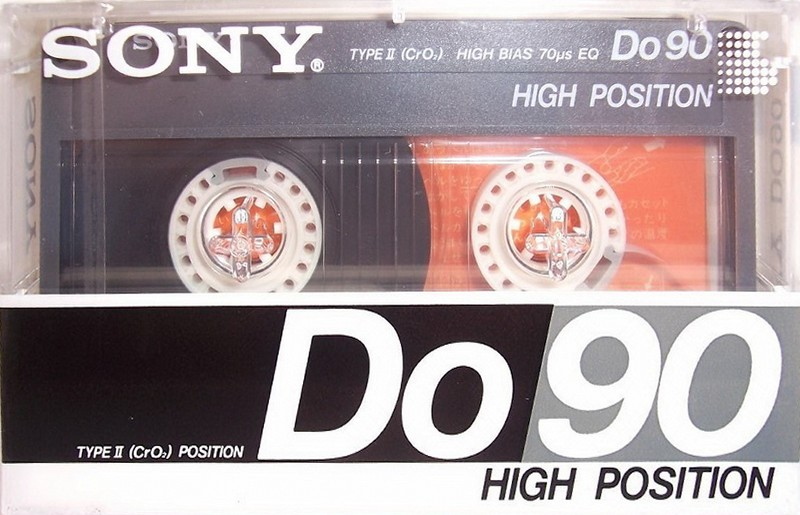 Compact Cassette Sony Do 90 "DO90" Type II Chrome 1985 Japan