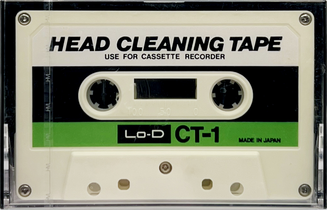 Compact Cassette Lo-D "CT-1" Cleaning Cassette Japan