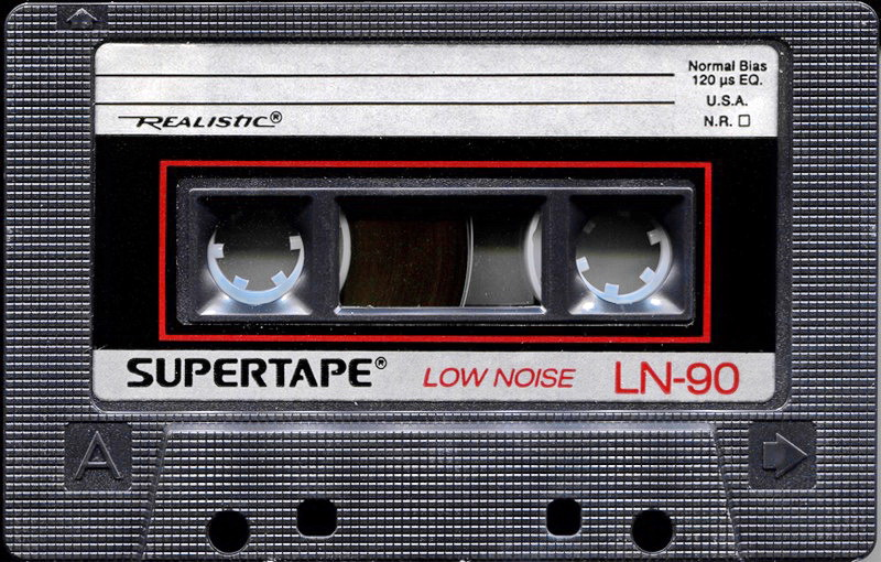 Compact Cassette SUPERTAPE LN 90 "44-603" Type I Normal 1988 USA