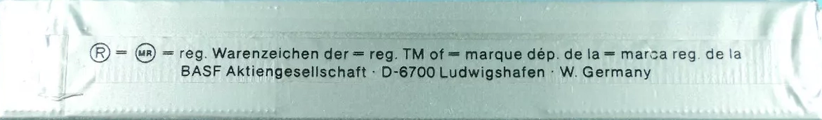 Compact Cassette BASF Metal IV 60 Type IV Metal 1981 Europe