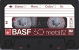 Compact Cassette BASF Metal IV 60 Type IV Metal 1981 Europe