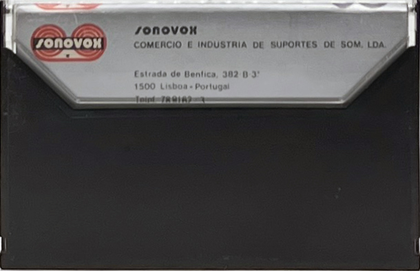 Compact Cassette Sonovox 60 Type II Chrome 1982 Portugal