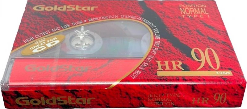 Compact Cassette Goldstar HR 90 Type I Normal 1990 Canada