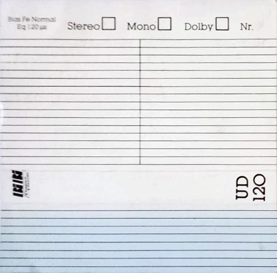 Compact Cassette Bibi UD 120 Type I Normal 1980 Europe