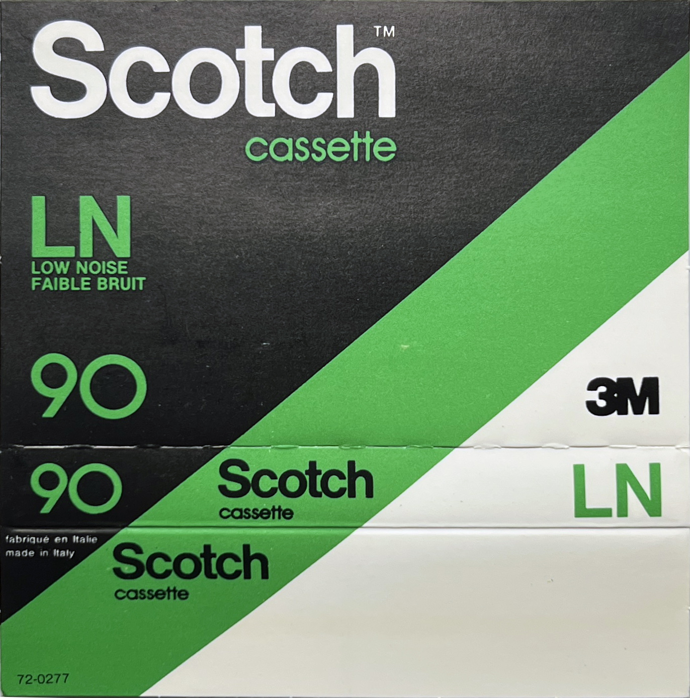 Compact Cassette Scotch LN 90 Type I Normal 1981 Europe