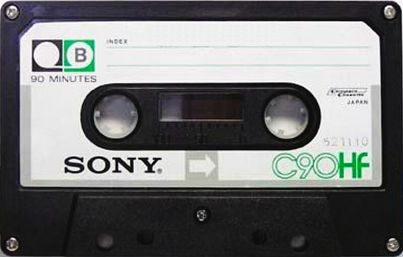 Compact Cassette Sony HF 90 Type I Normal 1973 Japan
