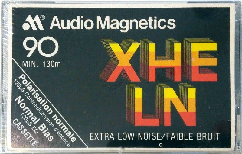 Compact Cassette Audio Magnetics XHE LN 90 Type I Normal 1979 Canada