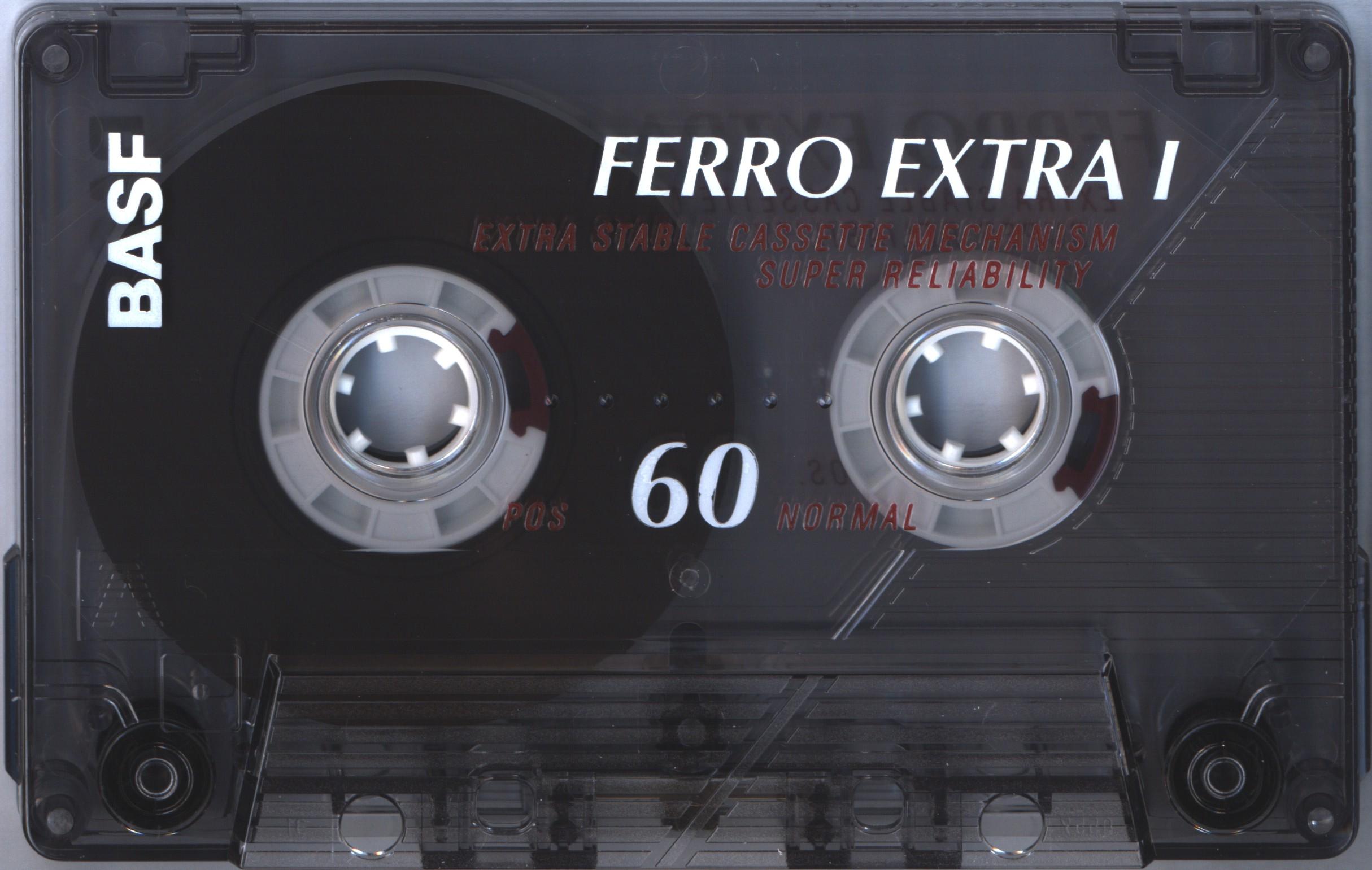 Compact Cassette BASF Ferro Extra I 60 Type I Normal 1991 Europe