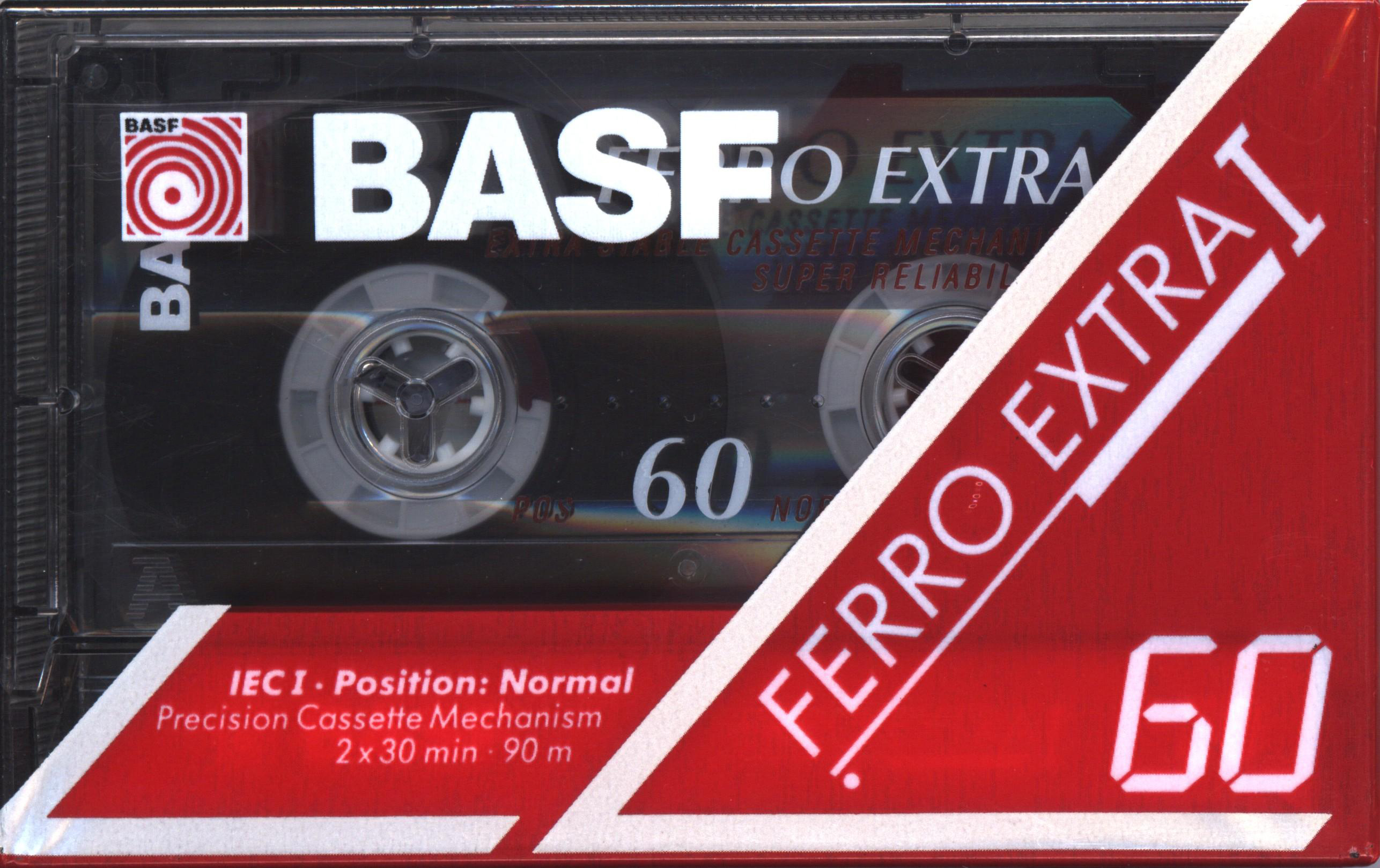 Compact Cassette BASF Ferro Extra I 60 Type I Normal 1991 Europe