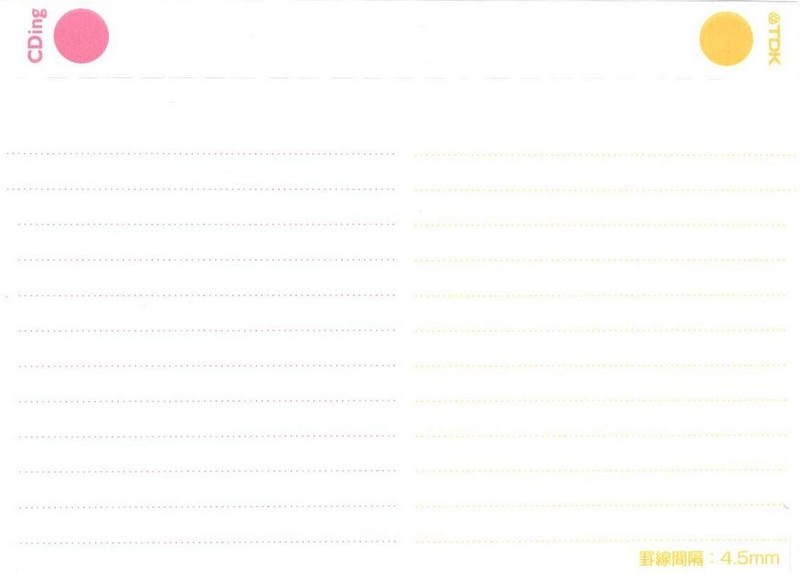 Compact Cassette TDK CDing 2 64 "CD2-64L" Type II Chrome 2000 Japan