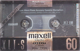 Compact Cassette Maxell XLI-S 60 Type I Normal 1991 Europe