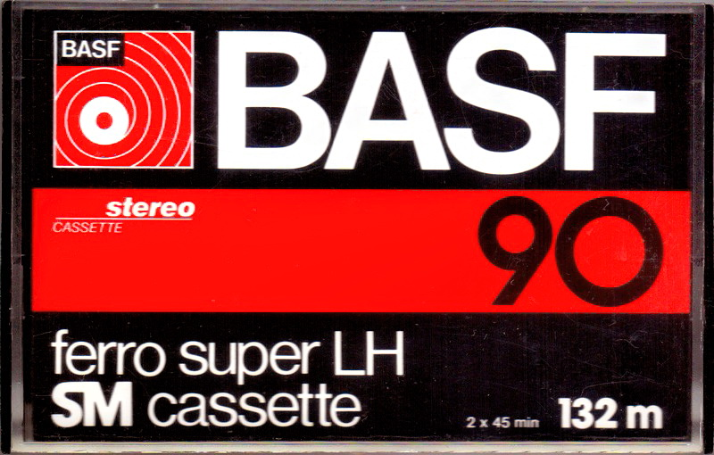 Compact Cassette BASF Ferro Super LH 90 "Small Oval Window" Type I Normal 1978 Germany