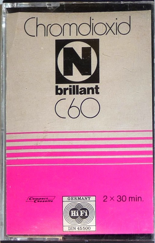 Compact Cassette Neckermann Brilliant 60 Type II Chrome 1977 Germany