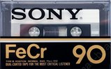 Compact Cassette Sony FeCr 90 Type III Ferro Chrome 1978 USA