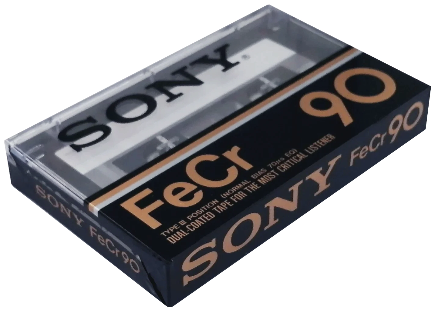 Compact Cassette Sony FeCr 90 Type III Ferro Chrome 1978 USA