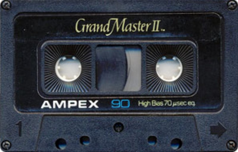 Compact Cassette Ampex Grand Master 90 Type II Chrome 1980 USA