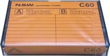Compact Cassette Greencorp 60 "N.S.W." Type I Normal 1975 Australia