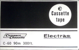 Compact Cassette Electra 60 Type I Normal Japan