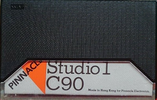 Compact Cassette Pinnacle 90 "Studio 1" Type I Normal Hong Kong