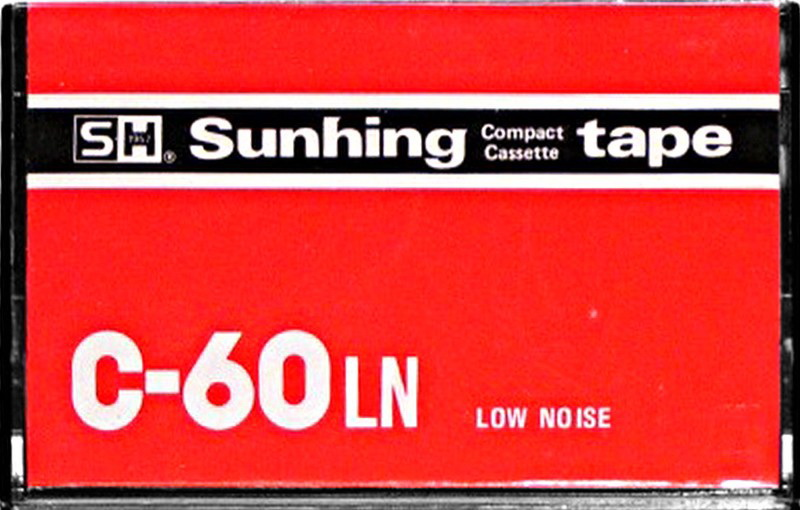 Compact Cassette Sunhing 60 "LN" Type I Normal 1978 Hong Kong
