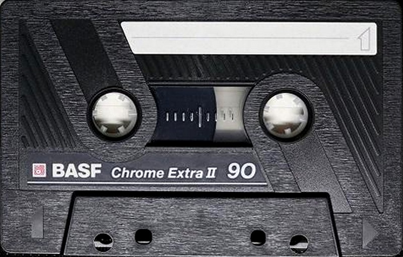 Compact Cassette BASF Chrome Extra II 90 Type II Chrome 1990 North America