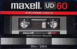 Compact Cassette Maxell UD 60 Type I Normal 1980 USA