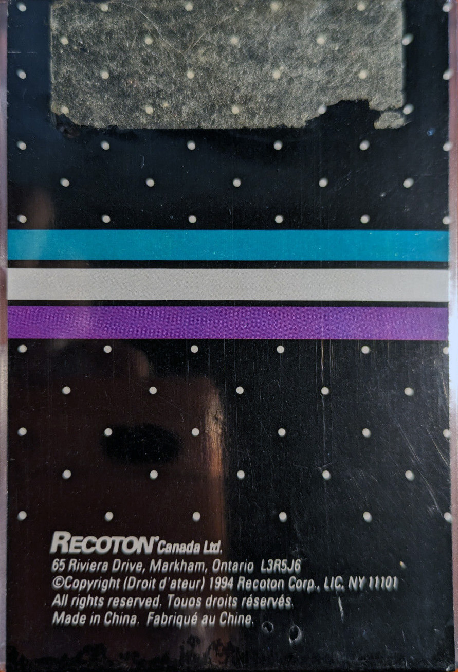 2 pack Recoton XR 90 "XR 90-2" Type I Normal 1994 Canada