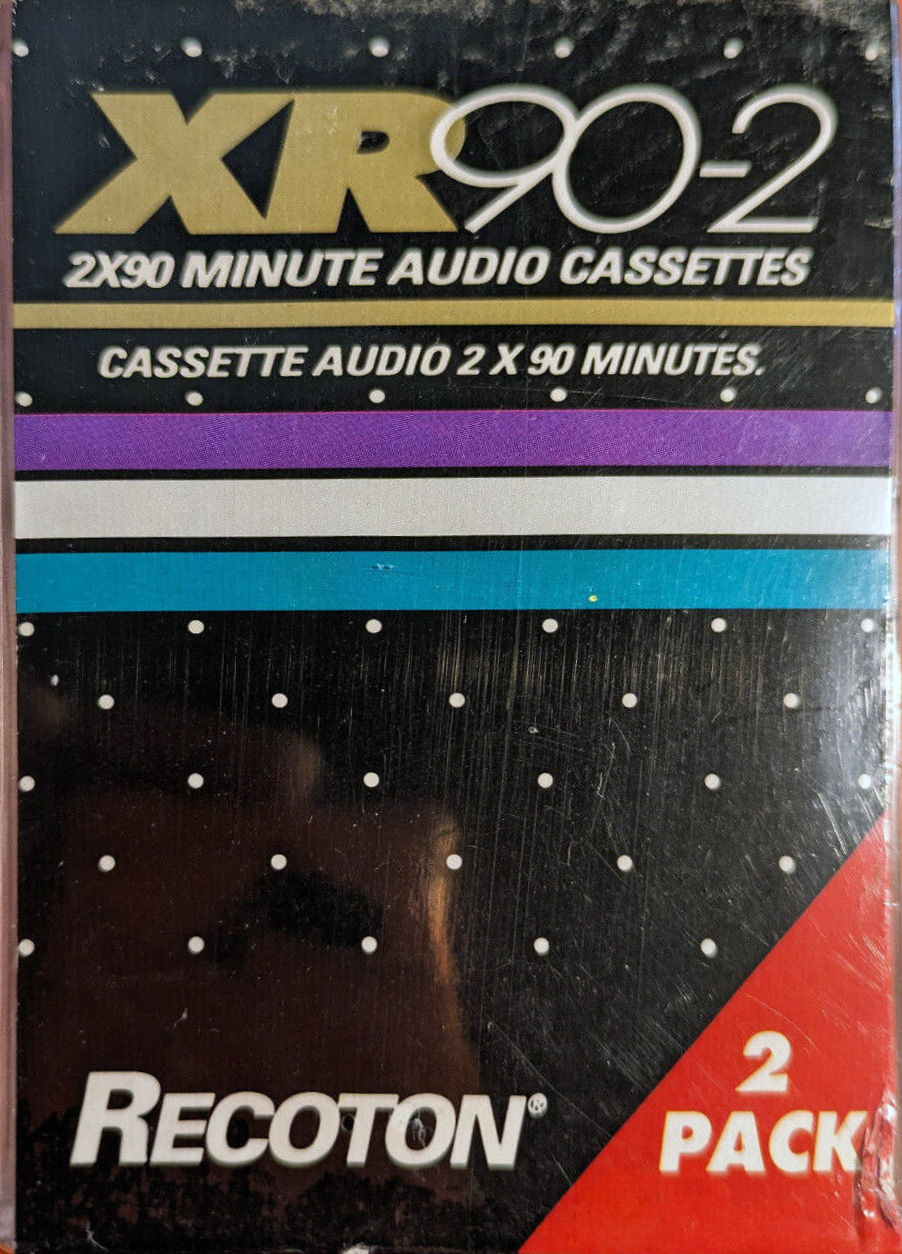 2 pack Recoton XR 90 "XR 90-2" Type I Normal 1994 Canada