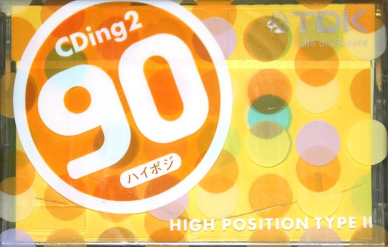 Compact Cassette TDK CDing 2 90 "CD2-90U" Type II Chrome 2002 Japan