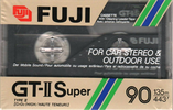 Compact Cassette Fuji GT-II Super 90 Type II Chrome 1988 Europe