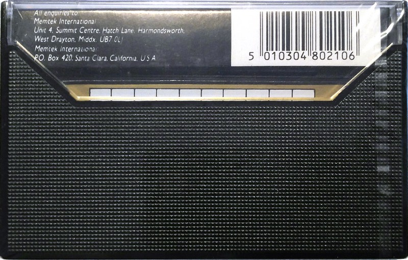 Compact Cassette Memorex "Cassette Head Care" Cleaning Cassette UK