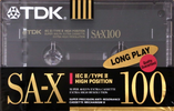 Compact Cassette TDK SA-X 100 "SA-X100SE" Type II Chrome 1990 Australia, Europe