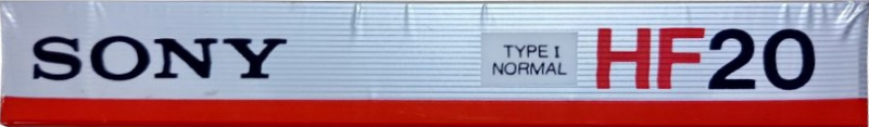 Compact Cassette Sony HF 20 Type I Normal 1986 Japan