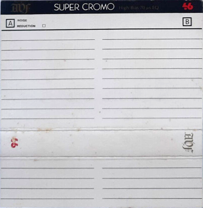 Compact Cassette AVF 46 Type II Chrome 1995 Italy