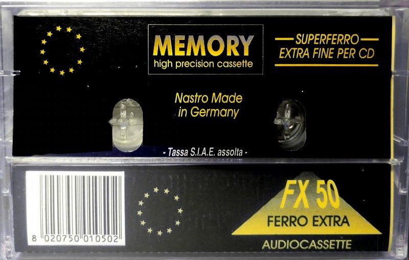 Compact Cassette Memory 50 Type I Normal Italy