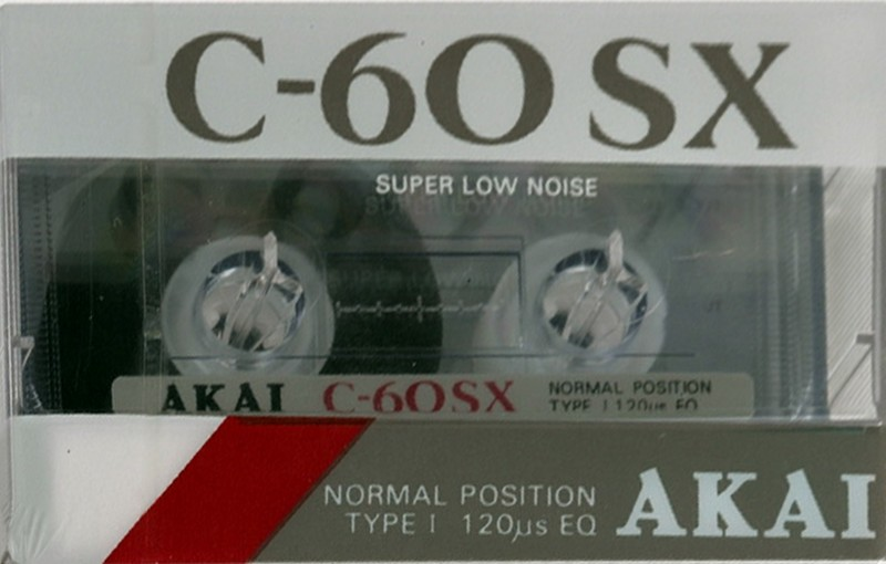 Compact Cassette Akai SX 60 Type I Normal 1989 Europe