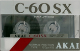 Compact Cassette Akai SX 60 Type I Normal 1989 Europe