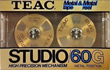 Compact Cassette Teac STUDIO 60 "/60G" Type IV Metal 1984 Japan
