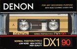 Compact Cassette Denon DX1 90 Type I Normal 1990 Europe