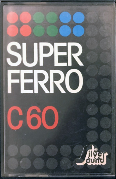 Compact Cassette Silver Sound Super Ferro 60 "Black" Type I Normal 1984 Europe