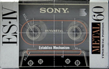 Compact Cassette Sony ES-IV 60 "ESM4 60" Type IV Metal 1991 Japan