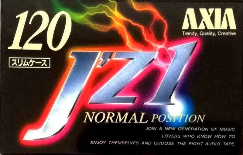 Compact Cassette AXIA J`z 1 120 "JZ1B 120" Type I Normal 1993 Japan