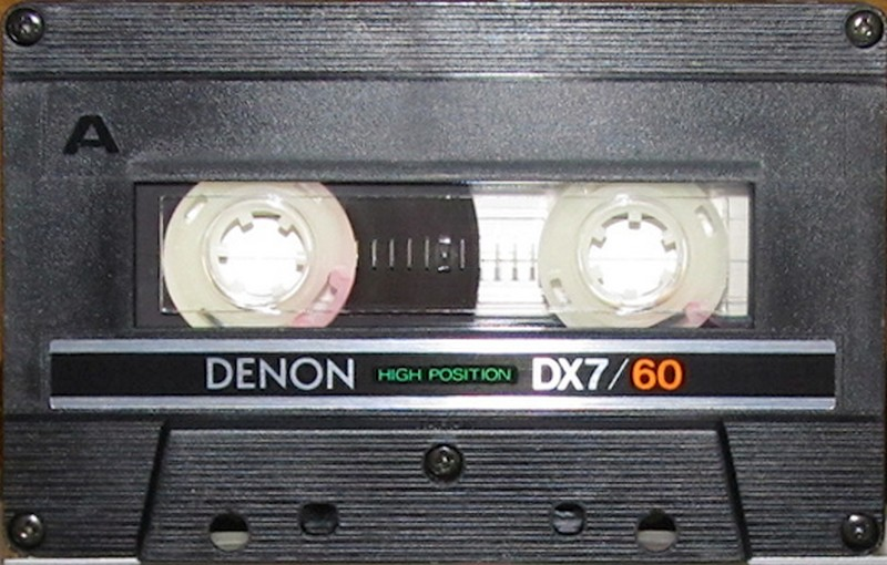 Compact Cassette Denon DX7 60 Type II Chrome 1982 Europe